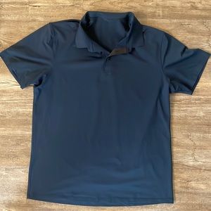 Mens Lululemon golf polo color blue size XL lightly used. No smoke, no tag